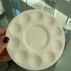 White Facial Palette for Skincare Products